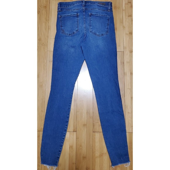 KUT Fab Ab Toothpick Skinny Jeans Womens Size 4 Regular Blue High Rise Stretch - Picture 15 of 15